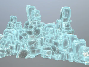 Ice rock 3D Model