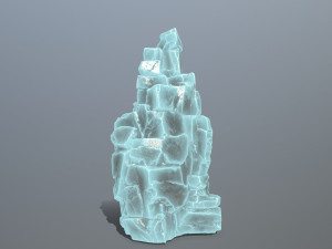 Ice rock Model 3D