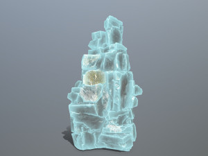 Ice rock Model 3D