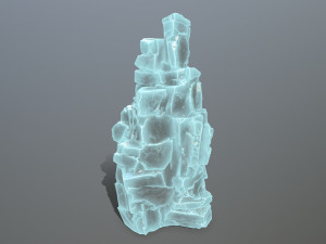Ice rock Model 3D