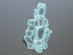 Ice rock Model 3D