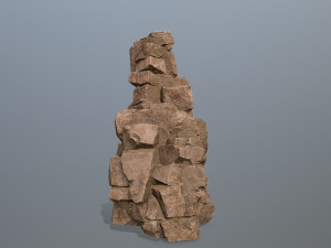 Desert rock set Modèle 3D