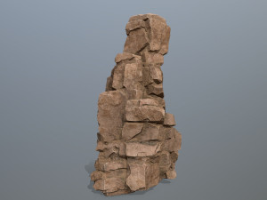 Desert rock set Modèle 3D
