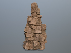 Desert rock set Modèle 3D