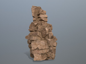 Desert rock set Modèle 3D