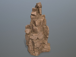 Desert rock set Modèle 3D