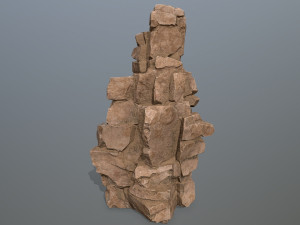Desert rock set Modèle 3D