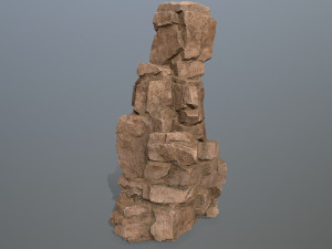 Desert rock set Modèle 3D