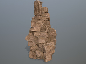 Desert rock set Modèle 3D