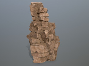 Desert rock set Modèle 3D