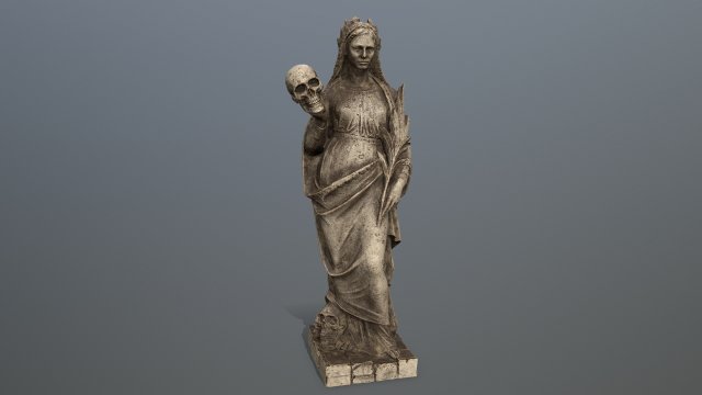 Afrodit Statue Modelo 3D .c4d .max .obj .3ds .fbx .stl .blend 