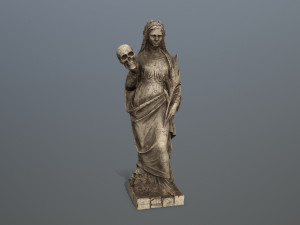 Afrodit Statue Modelo 3D