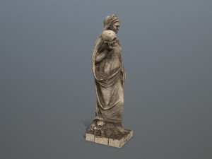 Afrodit Statue Modelo 3D