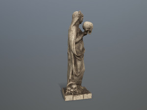 Afrodit Statue Modelo 3D
