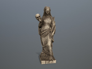 Afrodit Statue Modelo 3D