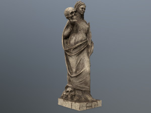 Afrodit Statue Modelo 3D