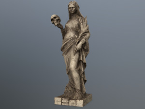 Afrodit Statue Modelo 3D
