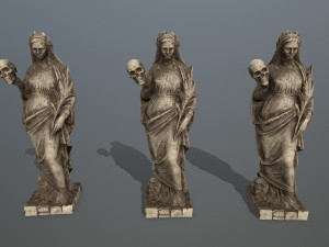 Afrodit Statue Modelo 3D