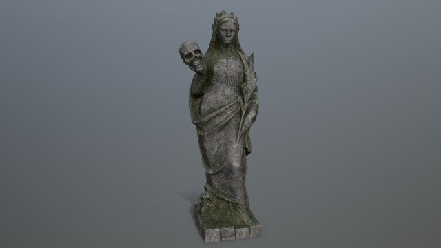 Afrodit Statue Modello 3D .c4d .max .obj .3ds .fbx .stl .blend 