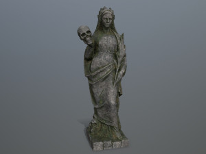 Afrodit Statue 3D Model
