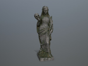 Afrodit Statue Modello 3D