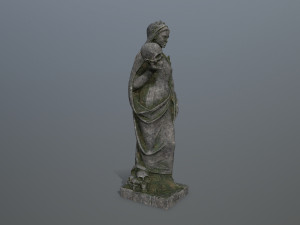 Afrodit Statue Modello 3D