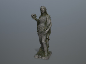 Afrodit Statue Modello 3D