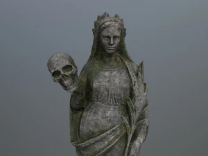 Afrodit Statue 3D Model