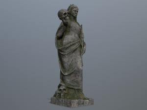 Afrodit Statue Modello 3D