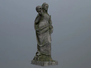 Afrodit Statue 3D Model