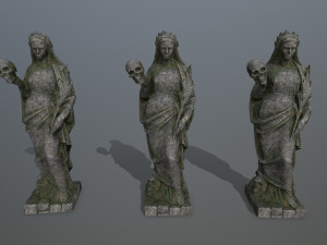 Afrodit Statue Modello 3D