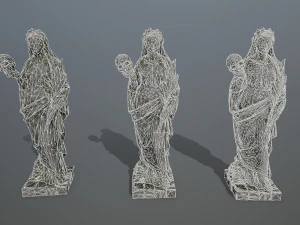 Afrodit Statue 3D Model