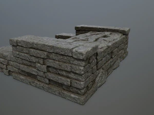 RuinStairs 3D Model