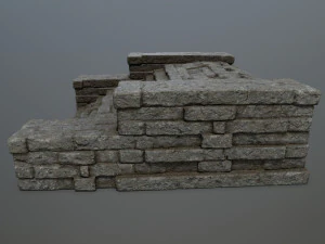 RuinStairs 3D Model