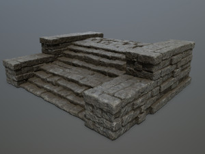 RuinStairs 3D मॉडल