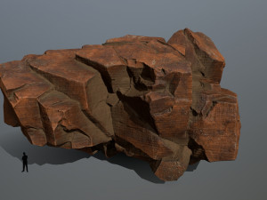 Desert rocks Model 3D