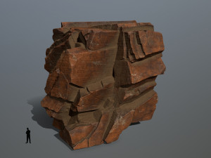 Desert rocks Model 3D