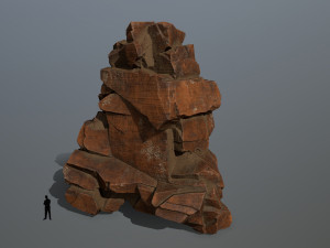 Desert rocks Model 3D