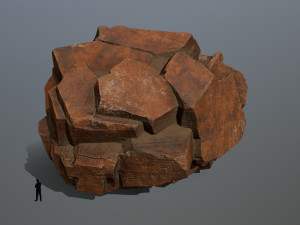 Desert rocks Model 3D