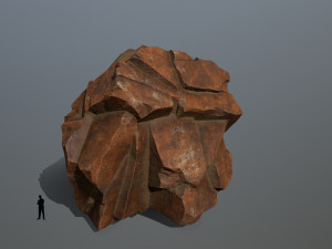 Desert rocks Model 3D