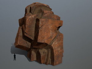 Desert rocks Model 3D