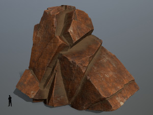 Desert rocks Model 3D