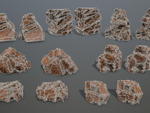 Desert rocks Model 3D