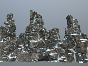 Snow rock 3D Model