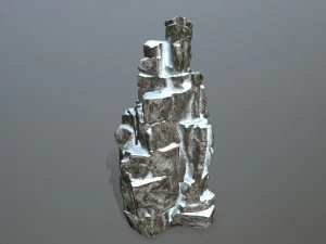 Snow rock 3D Model