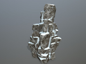 Snow rock 3D Model