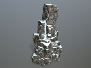 Snow rock 3D Model
