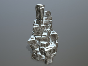 Snow rock 3D Model