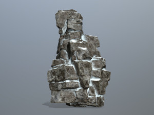 Snow rock 3D Model