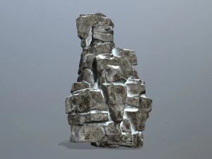 Snow rock 3D Model